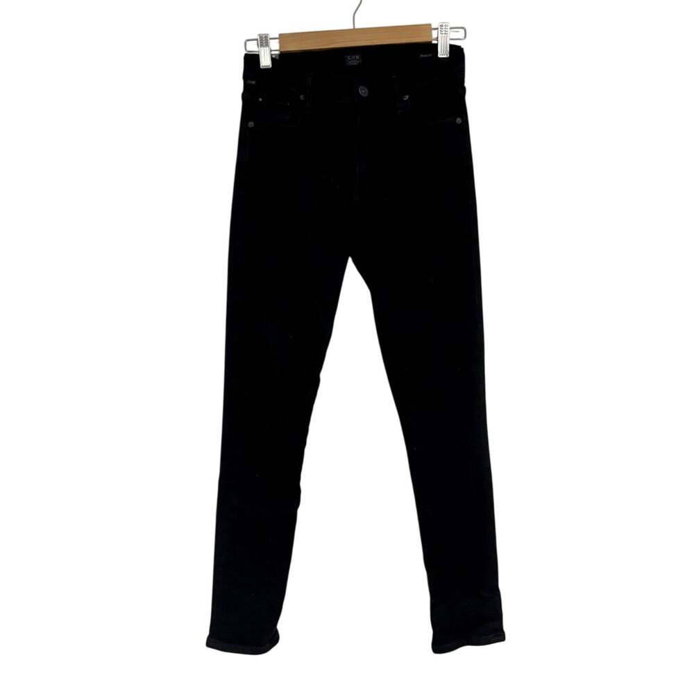 Citizens of Humanity Black Rocket Crop High Rise Skinny Jeans Womens 29 Casual